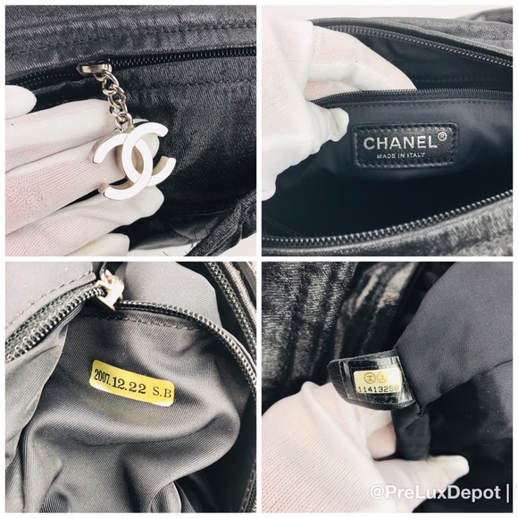 Authentic Chanel Shine Fabric Material Hobo Bag - Picture 7 of 8